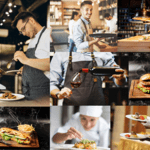 Plusieurs images représentant l'horeca