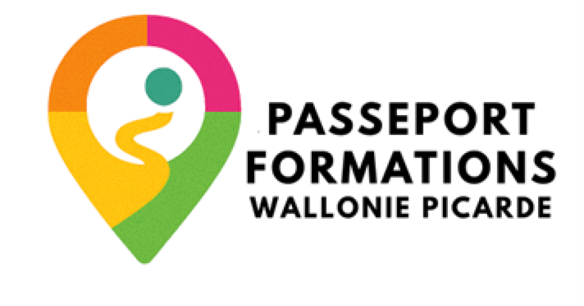 Logo Passeport formations Wallonie Picarde